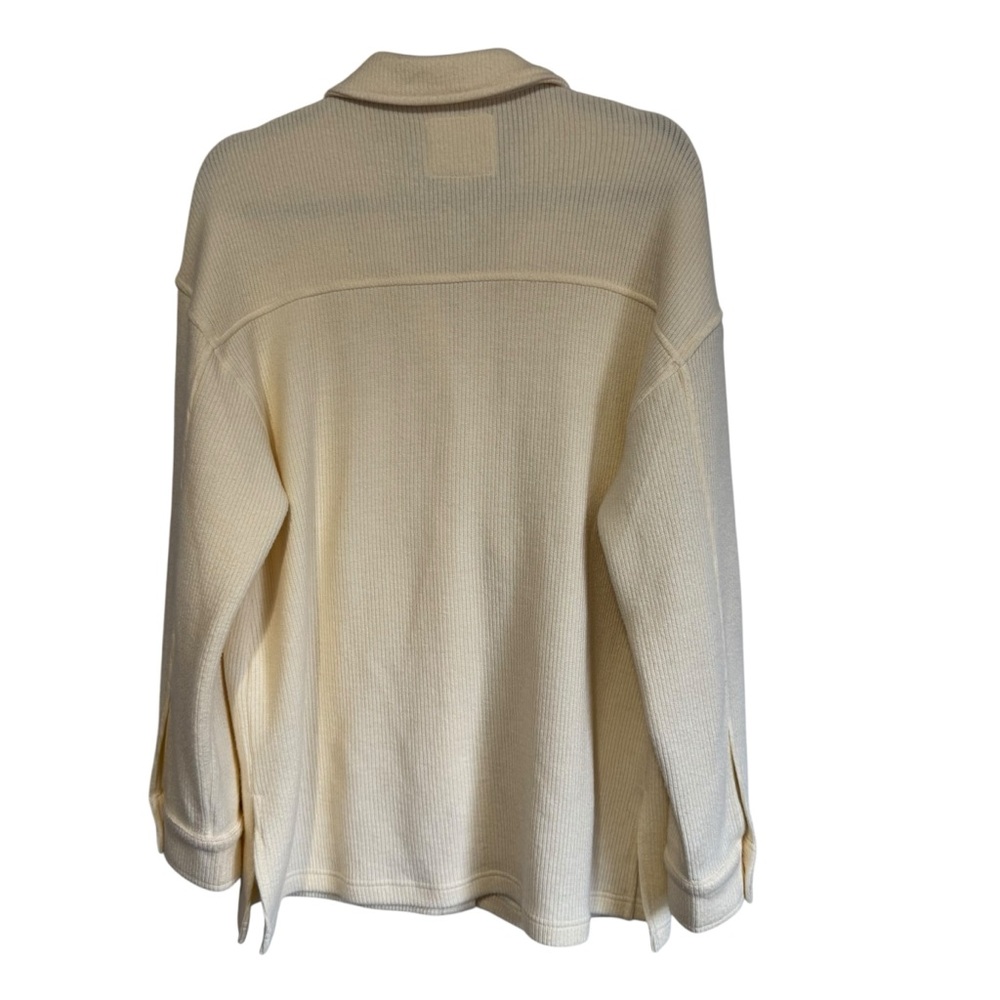 Thread & Supply Ribbed Soft Luxe Button Up Shirt … - image 2